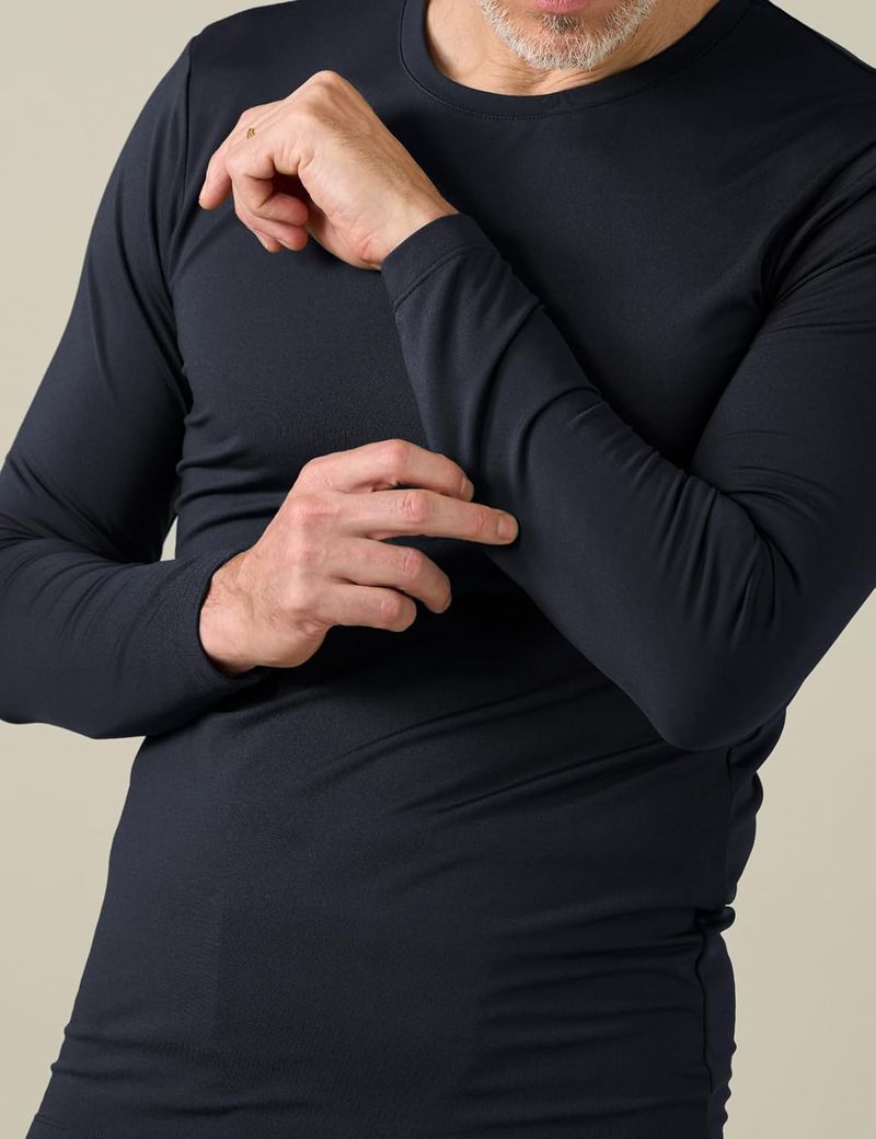 LAPASA Men’s 100% Merino Wool Base Layer Top