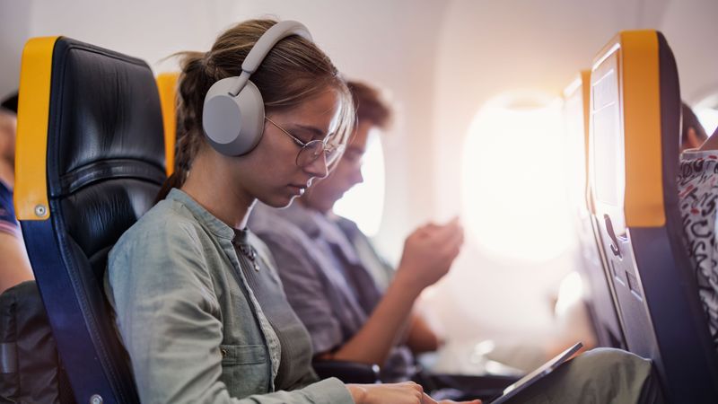Over-Ear Noise-Cancelling Headphones (Flights and Focus)