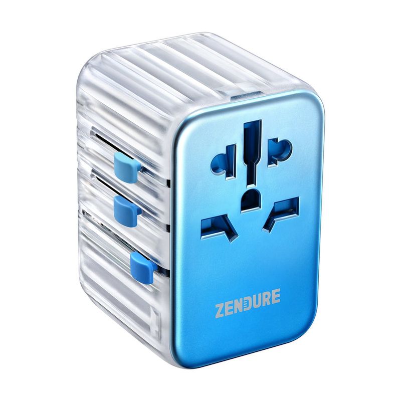 Zendure Passport III – All-in-One 65W GaN Travel Adapter