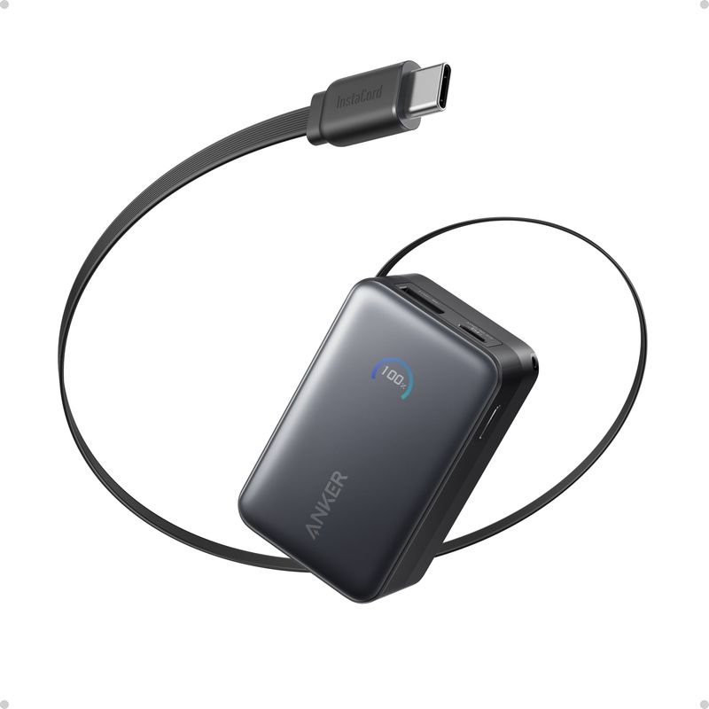 Anker Nano Power Bank (10K, 45W, Built-In Retractable USB-C)