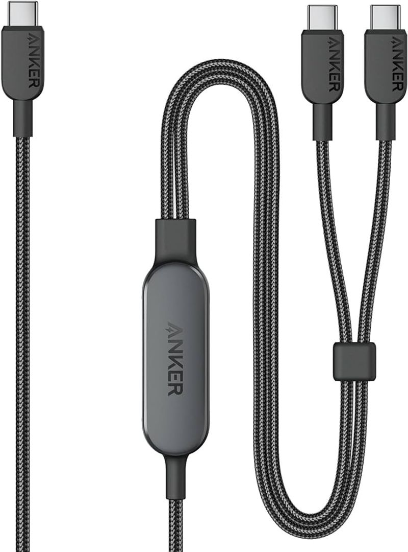 Anker 140W 2-in-1 USB-C Cable: one cable, less clutter