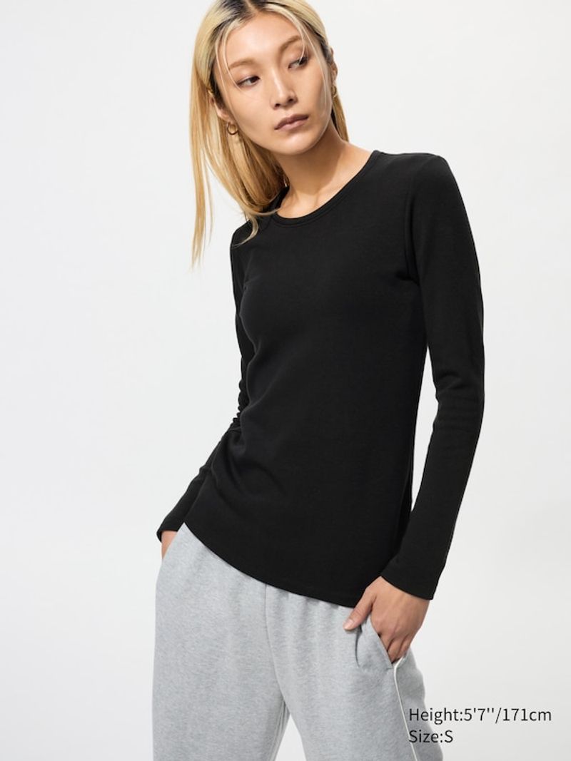 Uniqlo Heattech Crew Neck Top