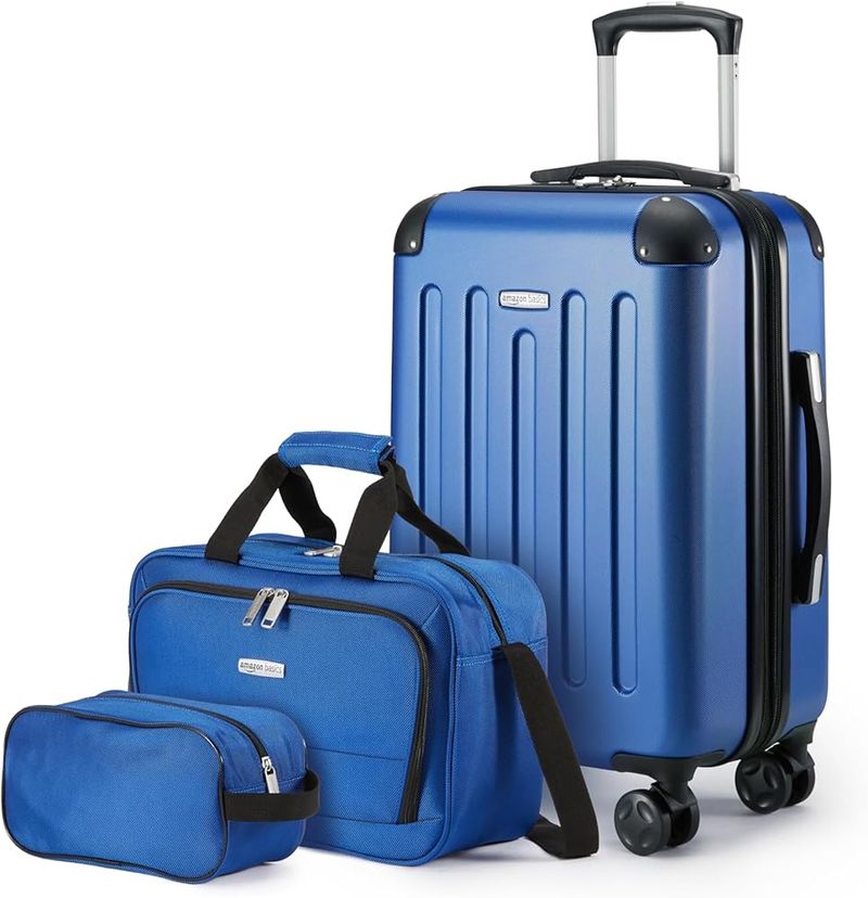 Amazon Basics Hard-Shell Carry-On Luggage