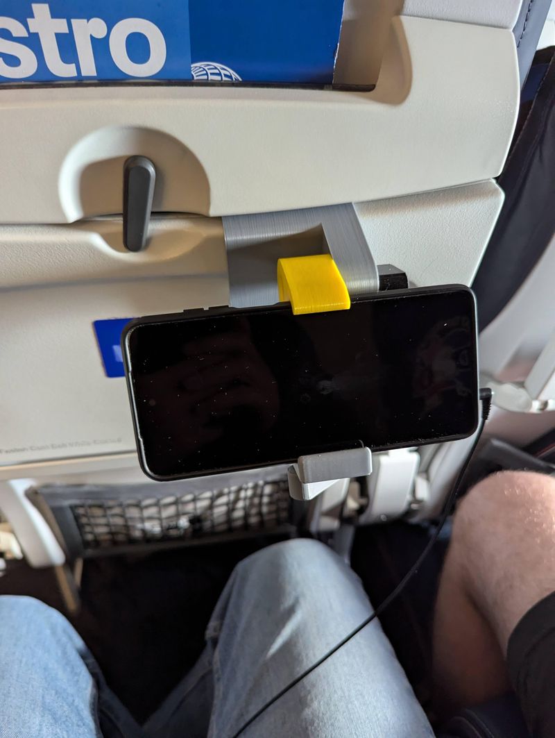 All-in-One Phone Mounts for Airplane Seats