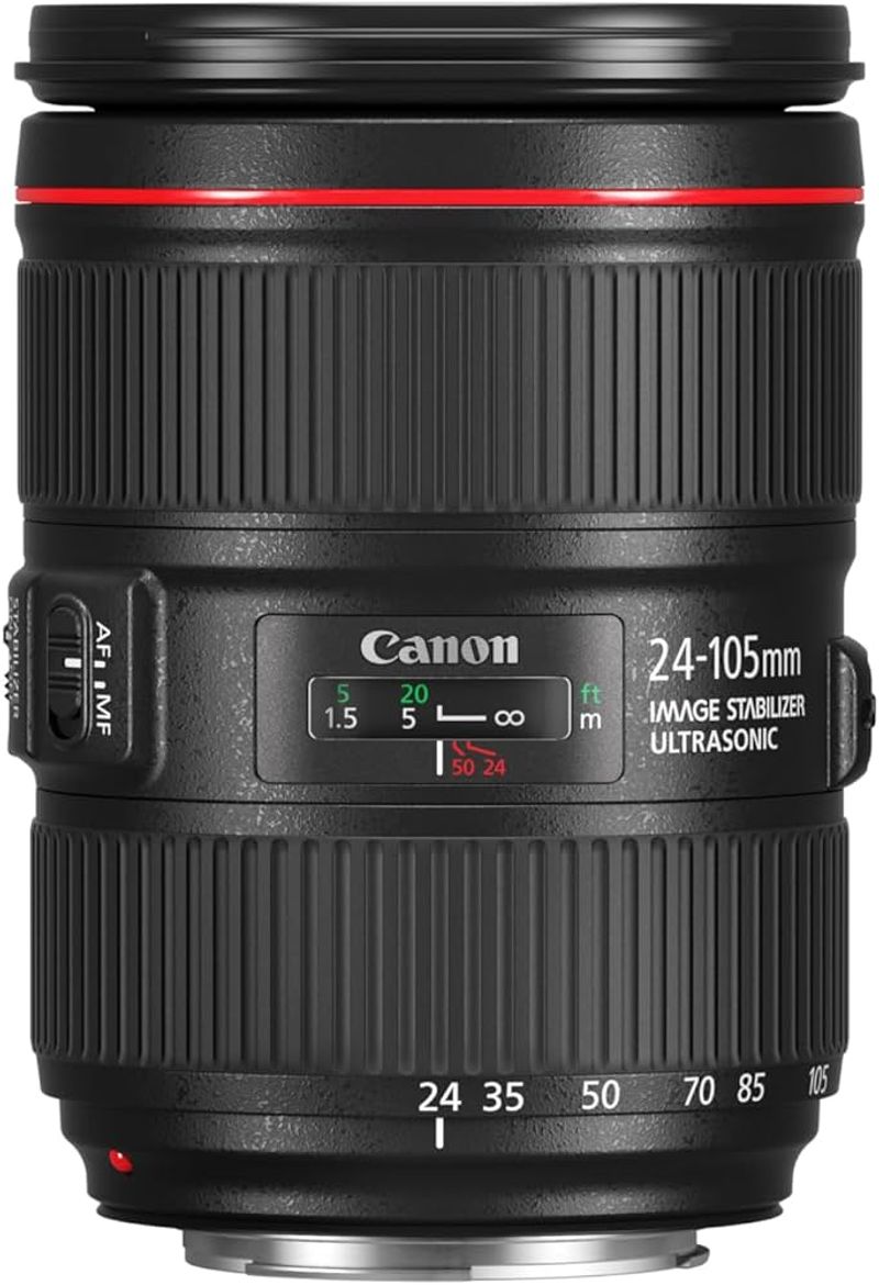 Canon EF/RF 24-105mm f/4L IS USM – Best All-Purpose Travel Zoom