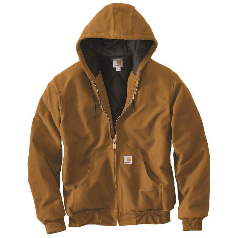 Carhartt Quilted-Flannel-Lined Duck Active Jacket (J140)