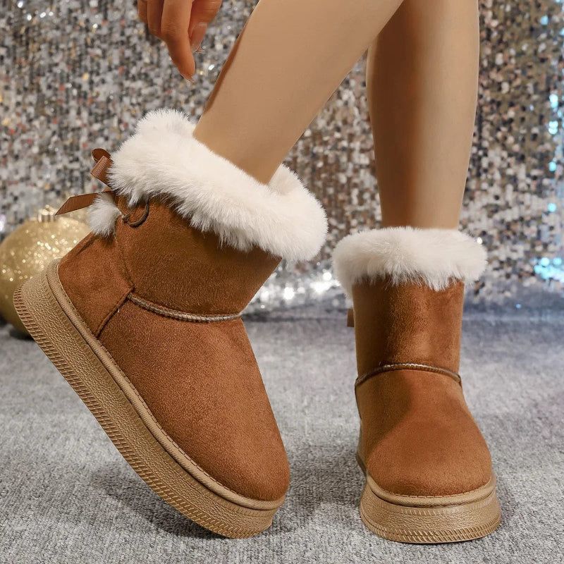 Faux-Fur Lined Winter Boots