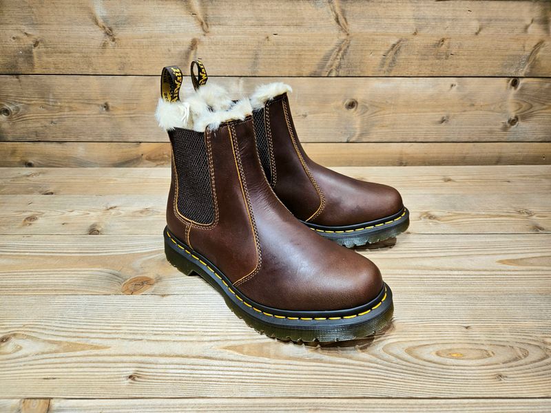 Dr. Martens 2976 Leonore Faux Fur Chelsea Boot