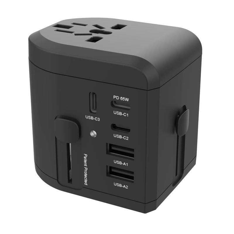 Universal Travel Adapter (High-Wattage, Multi-Port)