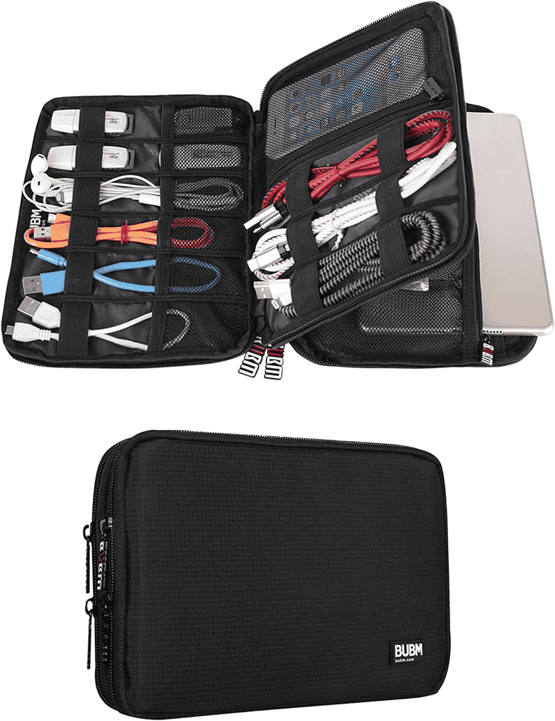 BUBM Double Layer Travel Gear Organizer