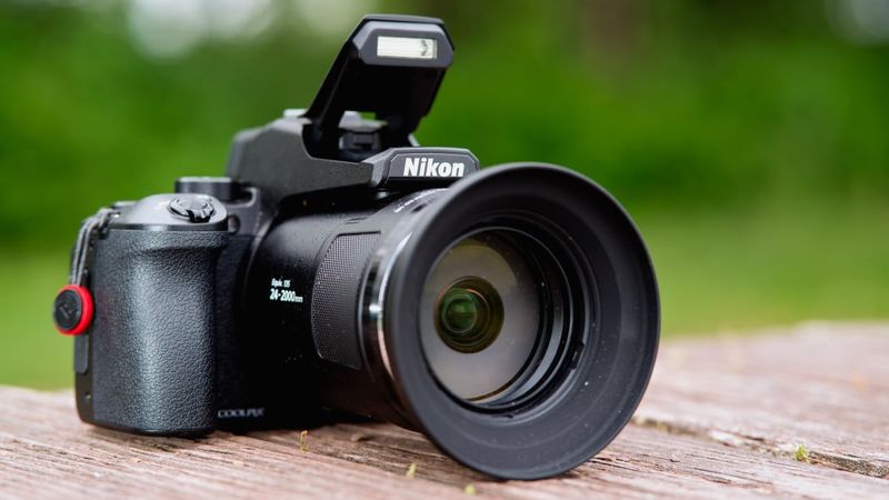 Nikon Coolpix P950 – Bridge-style compact with 83x zoom; tiny but extremely versatile.