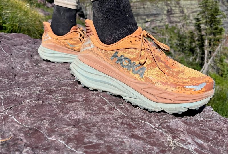 HOKA Stinson 7 (Trail focus) — when stability + grip matters most