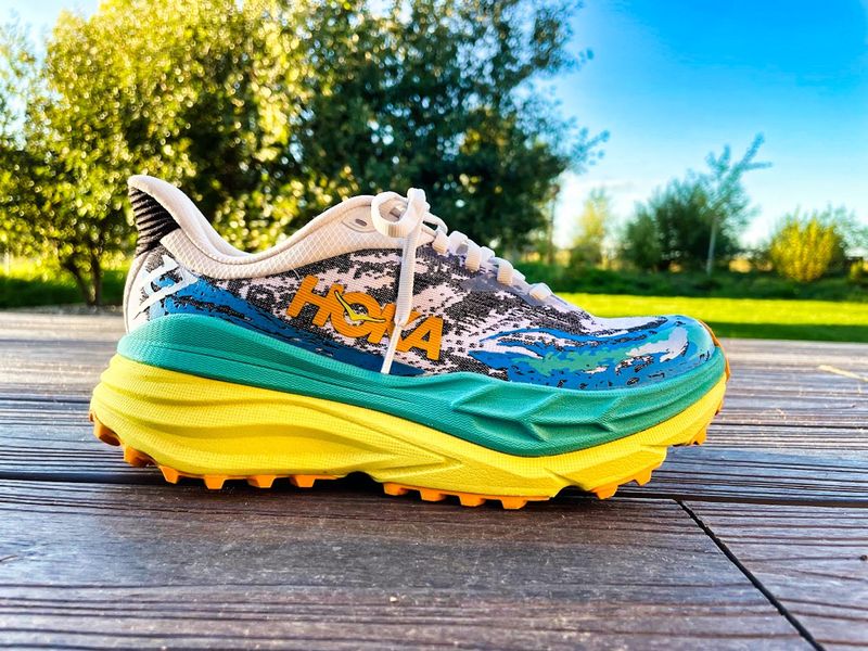 HOKA Stinson 7 — stable, max-cushion road-to-trail tank