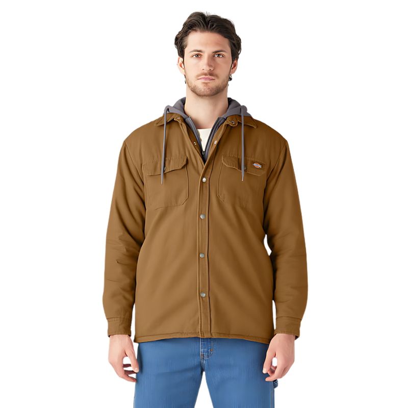 Dickies Fleece-Lined Duck Shirt Jacket