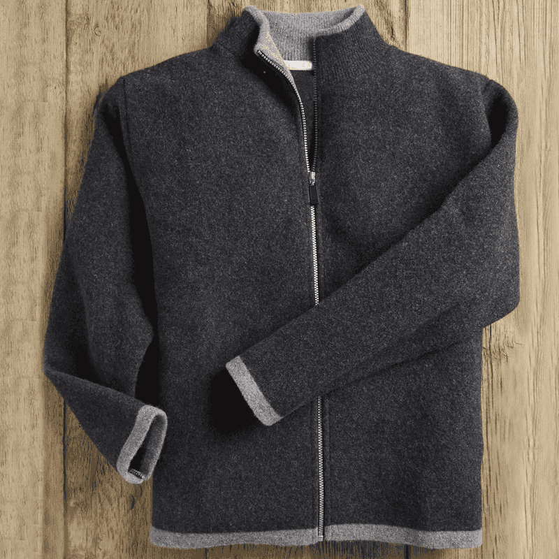 Mid-Layer Lightweight Cardigan, Fleece, or Wool Sweater