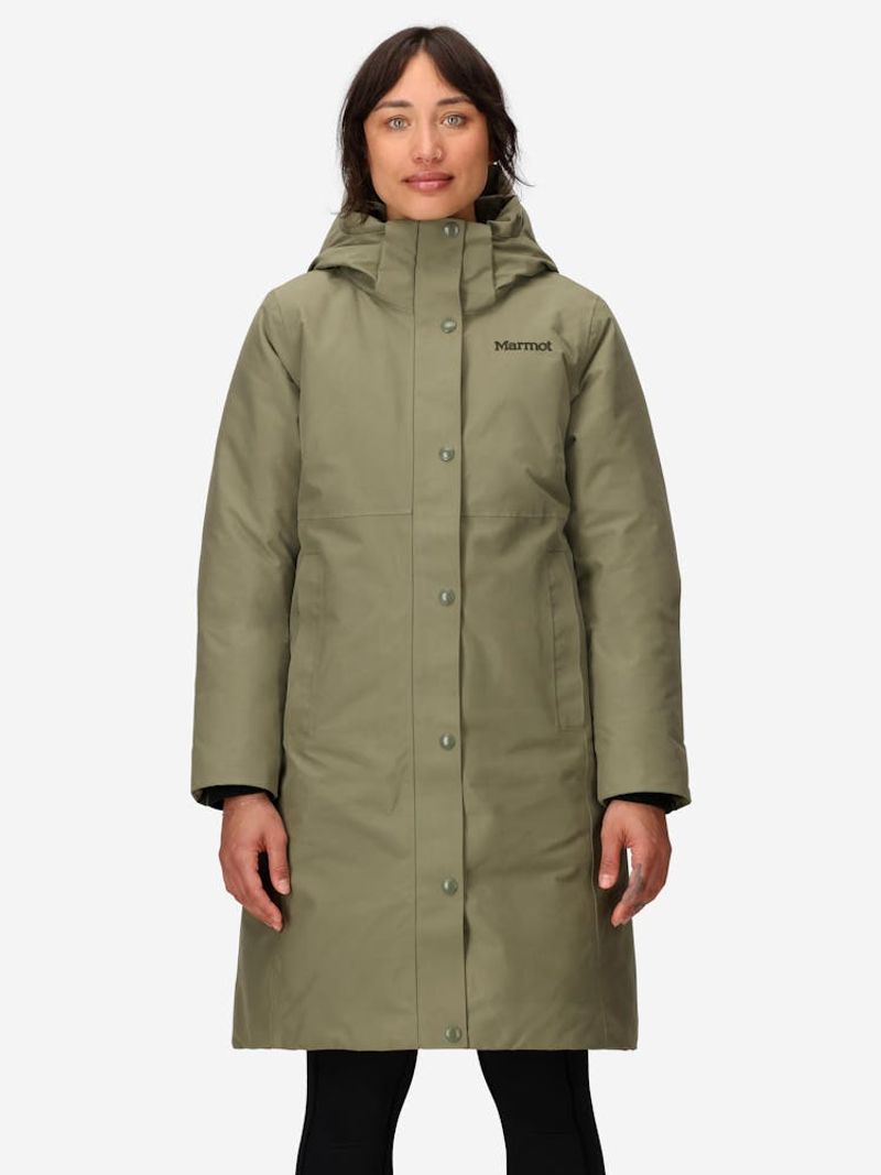 Marmot Chelsea Coat: Best Long Waterproof Down Coat for Cold Cities