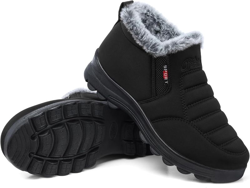 Shibever Waterproof Insulated Snow Boots