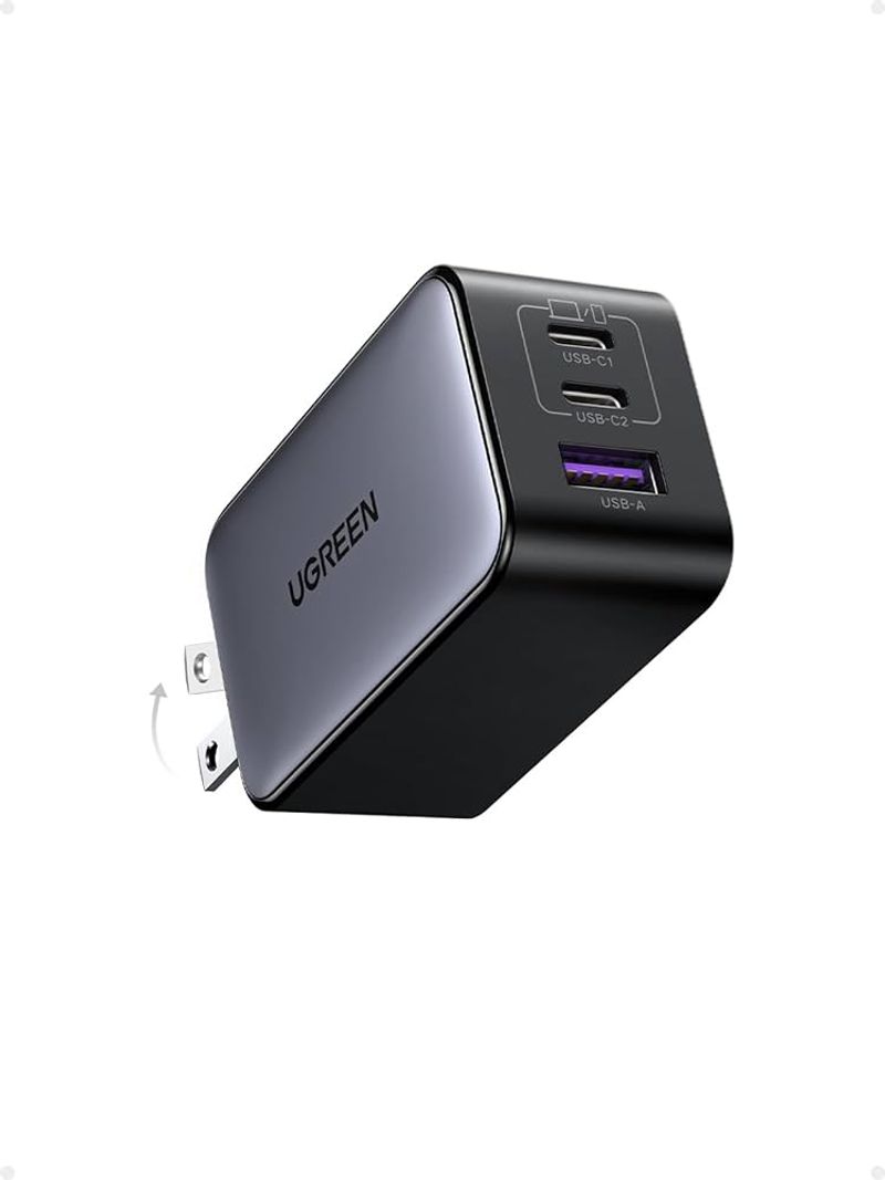 UGREEN Nexode 65W GaN USB-C Wall Charger (3-Port)