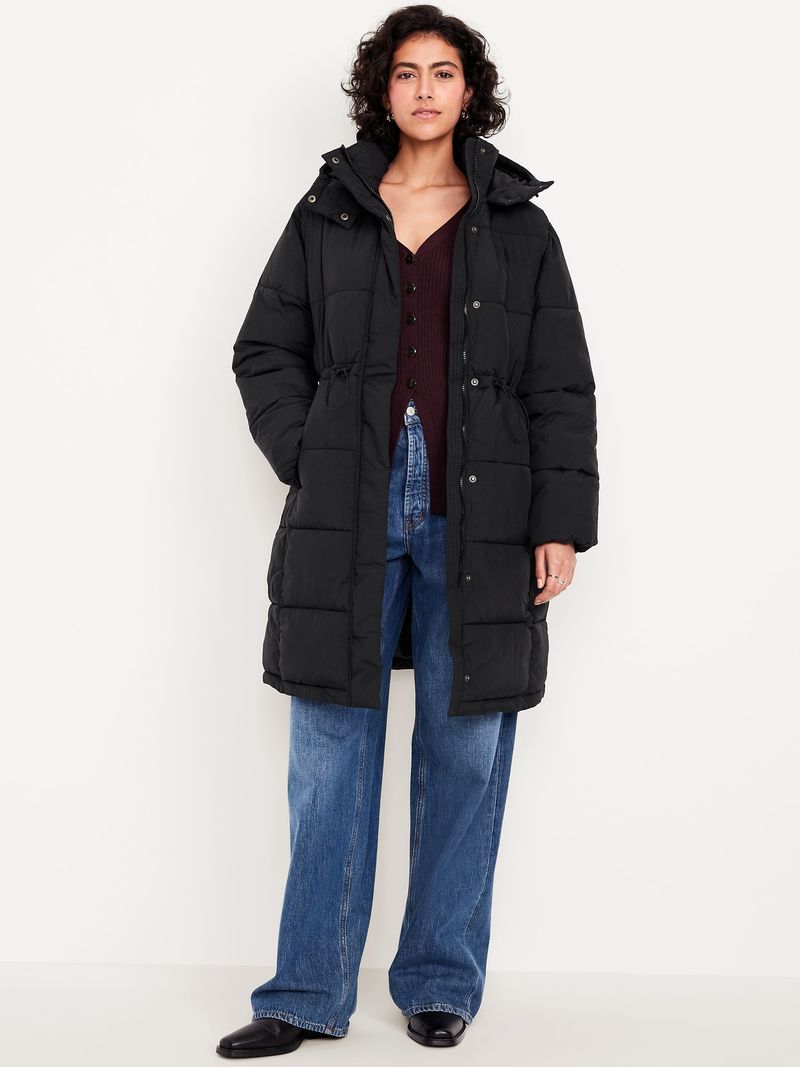 Old Navy Water-Resistant Quilted Long Puffer Jacket