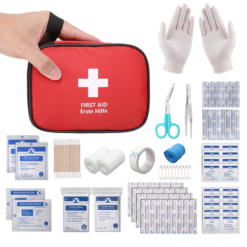 A Small First-Aid and Mini Pharmacy Kit