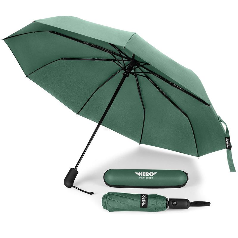 Compact travel umbrella