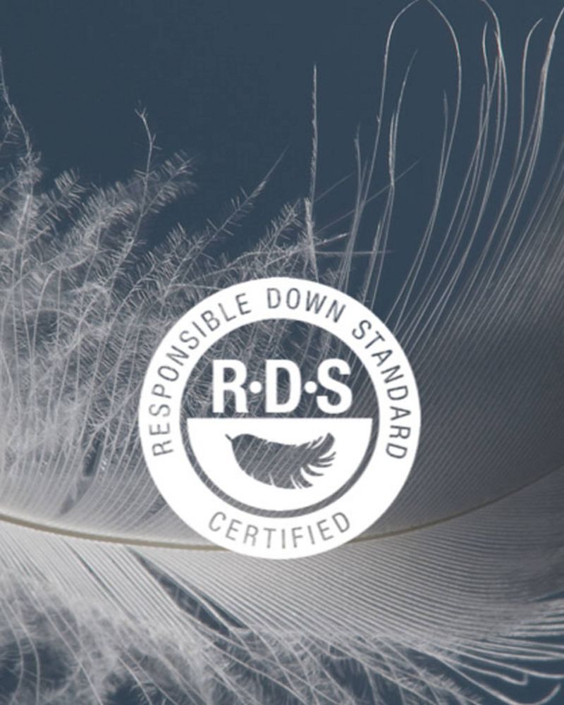 Ethics and sourcing: look for certified down