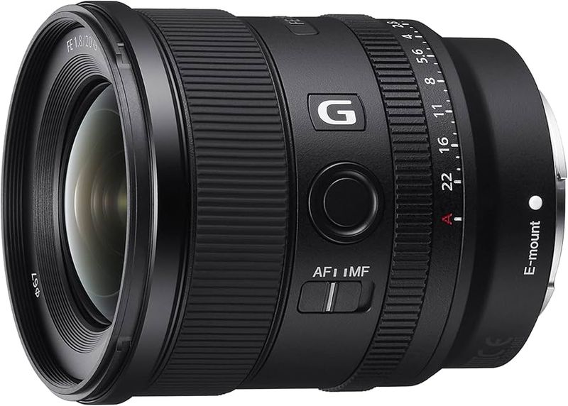 Sony FE 20mm F1.8 G (full-frame wide prime)