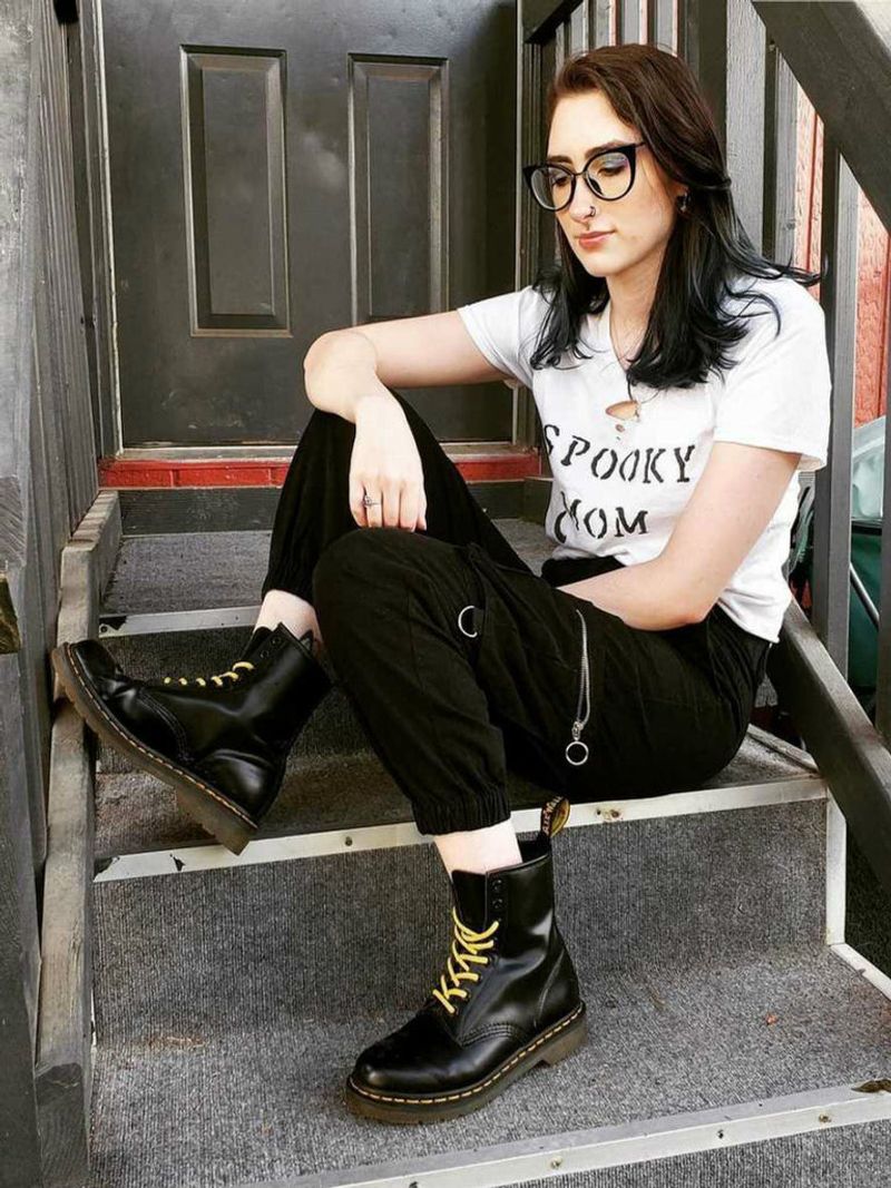 Dr. Martens 1460 Smooth Leather Lace Up Boots