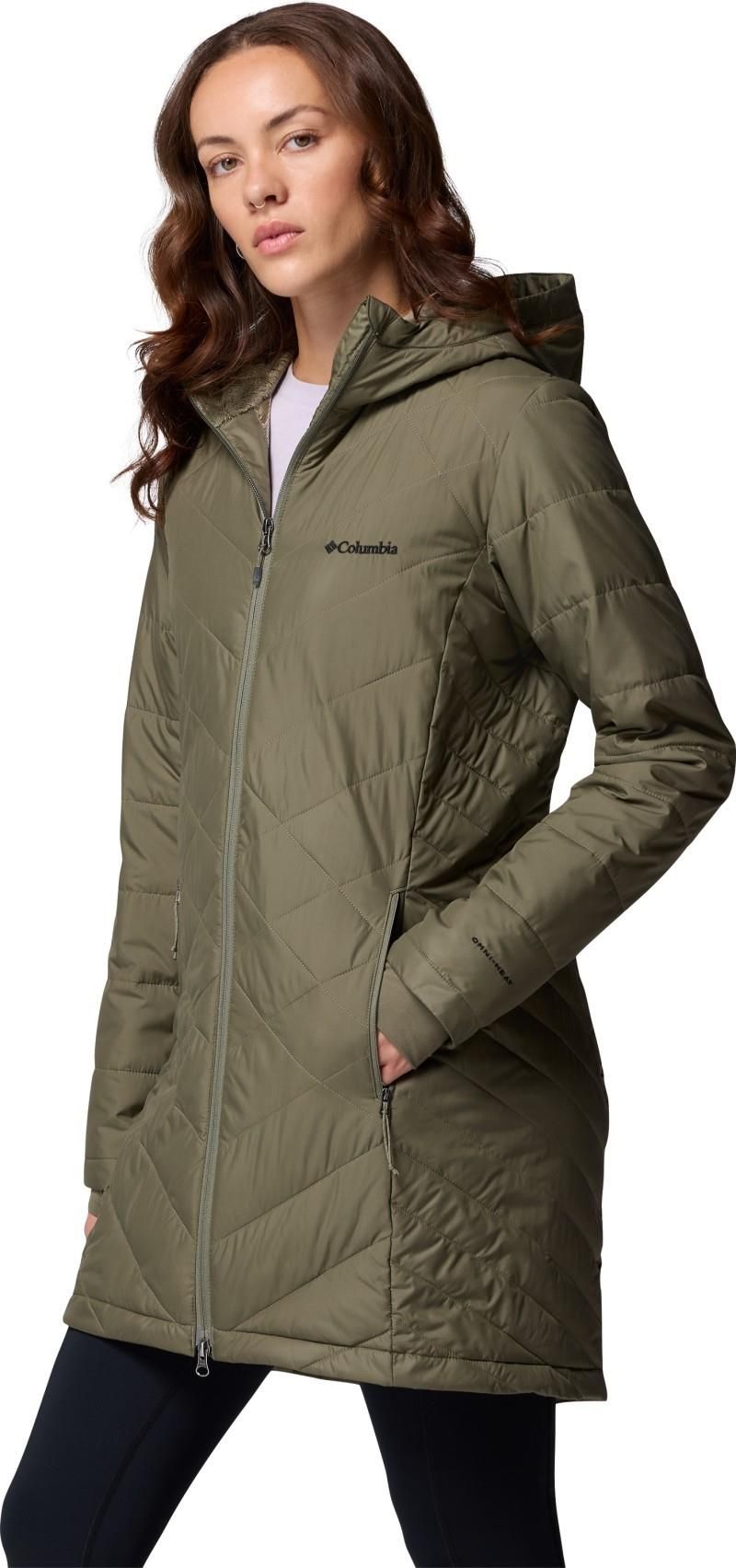Women's Heavenly Long Hooded Jacket - City-Friendly Warmth with a Sleek Look