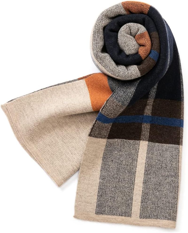 Villand Australian Merino Wool Tartan Scarf - Warm, Light & Stylish Plaid