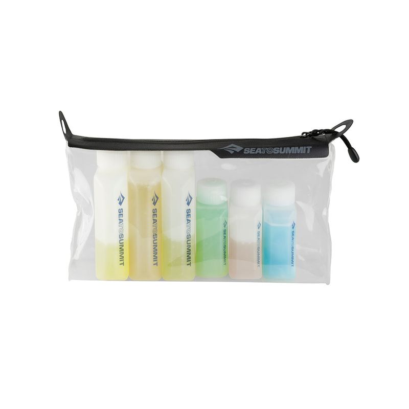 Sea to Summit TPU Clear Zip Pouch (with Leakproof Bottles)