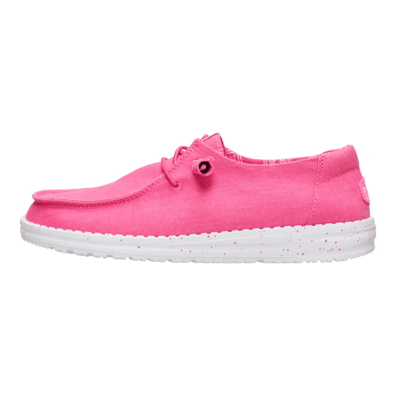 Hey Dude Wendy Stretch Canvas Wide (Lightweight slip-on with removable insole)