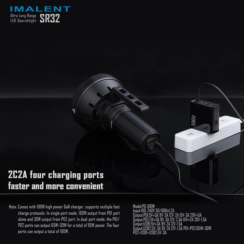 IMALENT SR32 - Brightest Flashlight Tested