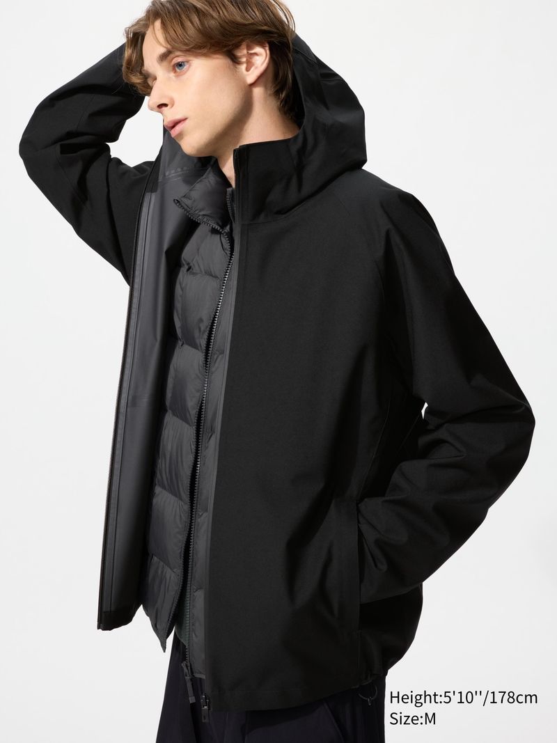 UNIQLO BLOCKTECH Parka (windproof + water-resistant)