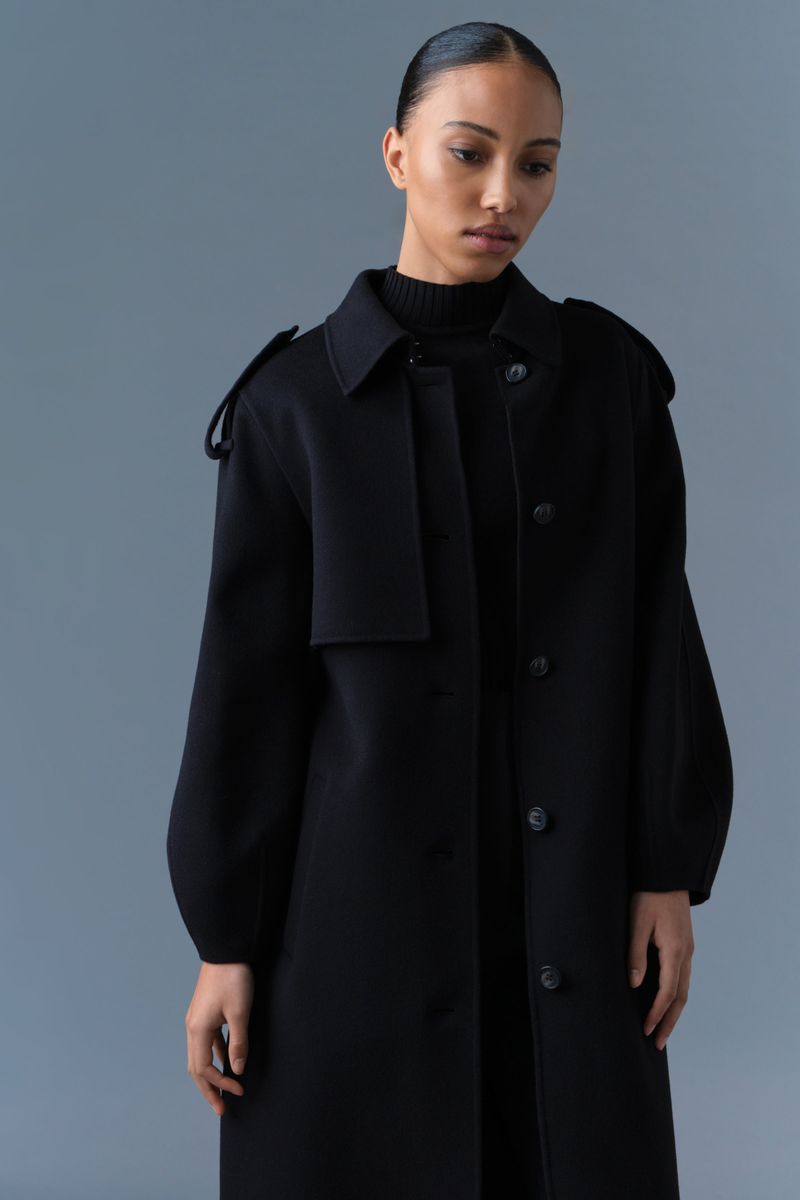 Mackage Ceyla Double-Face Wool Belted Coat - Elegance That Holds