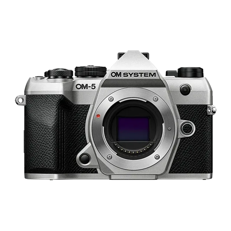 OM SYSTEM OM-5 Mark II - lightweight, weather-sealed travel body built for rich-but-believable outdoor color