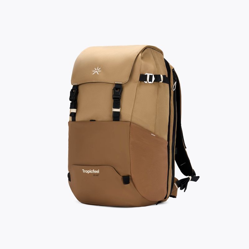 Tropicfeel Shell Backpack - modular travel pack with clamshell-style access