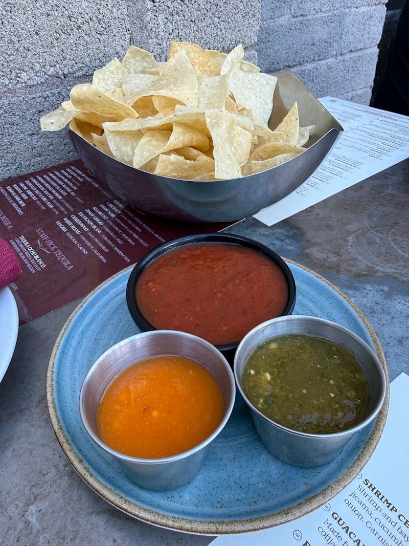 Complimentary Chips and House-Made Salsas That Steal the Show Complimentary Chips and House-Made Salsas That Steal the Show