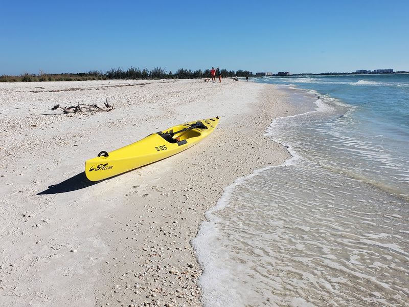 A Beach You Have to Earn by Boat