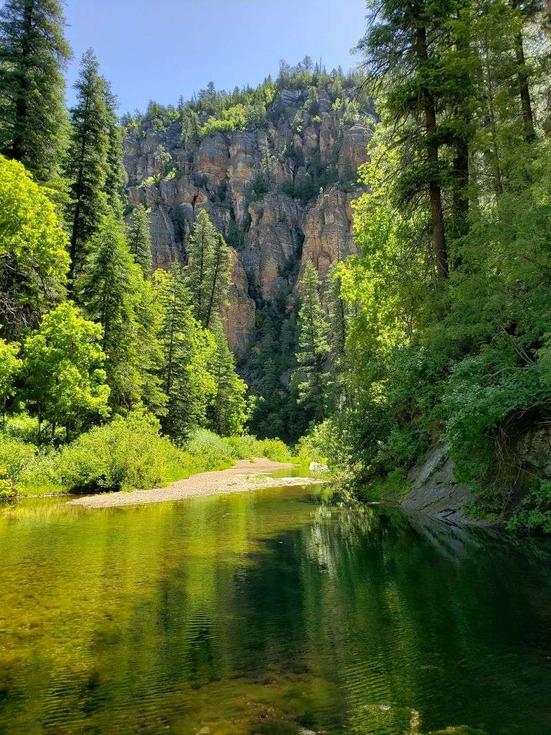A Canyon That Defies The Dry Land Around It A Canyon That Defies The Dry Land Around It