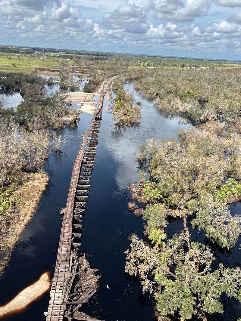 A Route Reshaped by Recent Storms