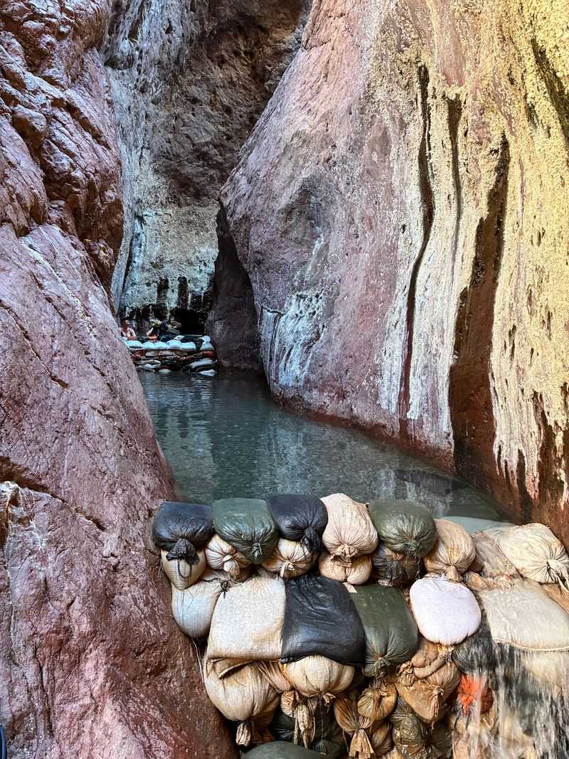 A Soak At The End Of A Slot Canyon