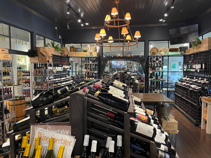 A Wine Cellar In The Middle Of The Store