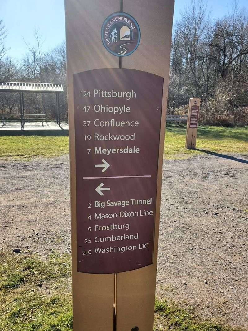 Access to the Great Allegheny Passage and C and O Canal Towpath