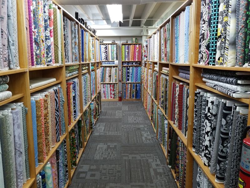 An Aisle-After-Aisle Fabric Selection