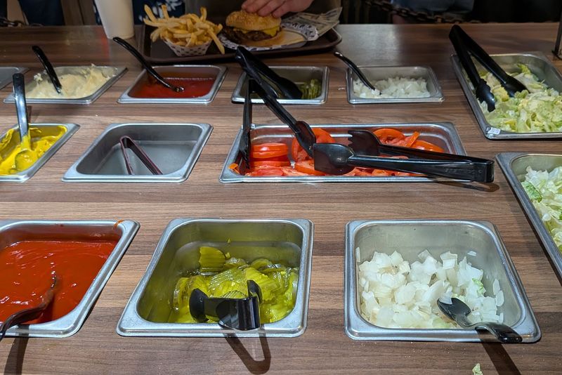 Build Your Own Burger At The Condiment Bar Build Your Own Burger At The Condiment Bar