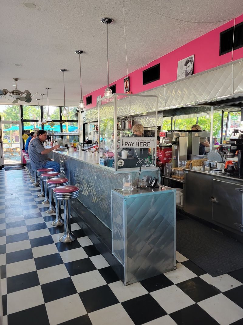 Counter Stools And A Sunny Patio