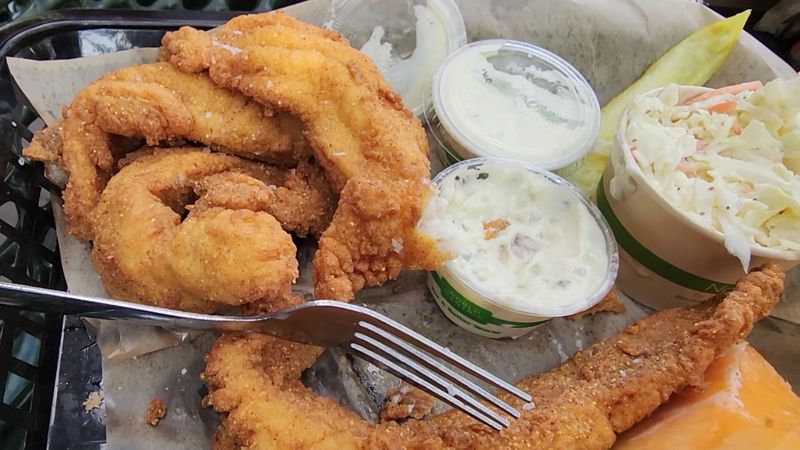 Fried Seafood And The Fish Fry Basket