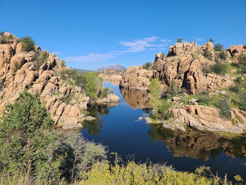 Granite Boulders At Watson Lake Granite Boulders At Watson Lake