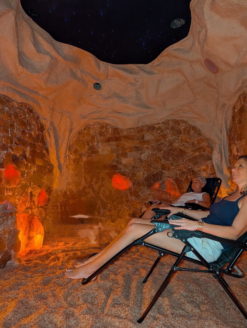 Inside the Himalayan Salt Cave